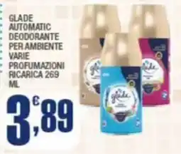 Splendidi e Splendenti Glade automatic deodorante per ambiente offerta