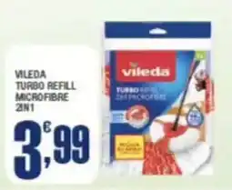 Splendidi e Splendenti Vileda turbo refill microfibre 2in1 offerta