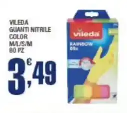 Splendidi e Splendenti Vileda guanti nitrile color offerta