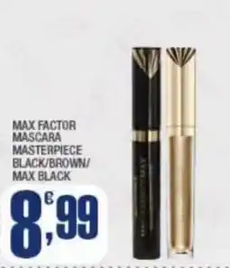 Splendidi e Splendenti Max Factor mascarina masterpiece black/brown/max black offerta