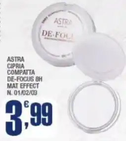 Splendidi e Splendenti Astra cipria compatta de-focus 8h mat effect offerta