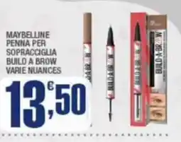 Splendidi e Splendenti Maybelline Penna per sopracciglia Build a Brow offerta