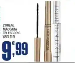 Splendidi e Splendenti L'Oréal Mascara Telescopic offerta