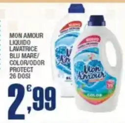 Splendidi e Splendenti Mon Amour liquido lavatrice blu mare offerta