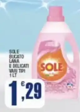 Splendidi e Splendenti Sole bucato lana e delicati offerta