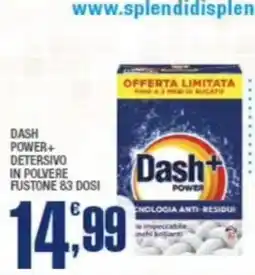 Splendidi e Splendenti Dash Power+ Detersivo in polvere offerta