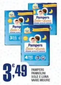 Splendidi e Splendenti Pampers Pannolini Sole e Luna offerta