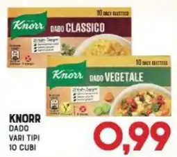 Gran Risparmio Knorr dado vari tipi offerta