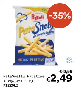 Borello Supermercati PataSnella Patatine PIZZOLI offerta