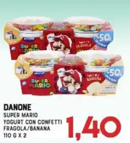 Gran Risparmio Danone Super Mario Yogurt con Confetti offerta