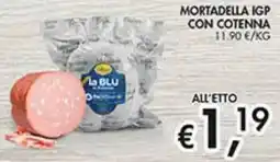 Coal Mortadella IGP con cotenna la BLU offerta