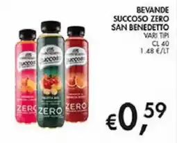 Coal Beverage Succoso Zero San Benedetto offerta