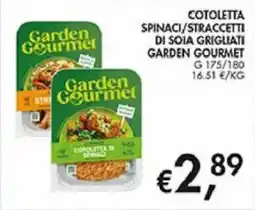 Coal Cotoletta di spinaci Garden Gourmet offerta