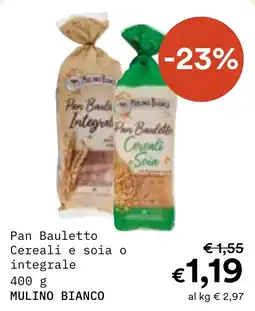 Borello Supermercati Pan Bauletto Cereali e soia o integrale MULINO BIANCO offerta