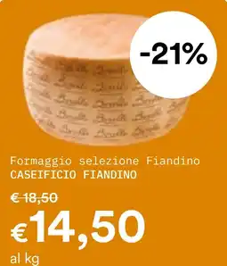 Borello Supermercati Formaggio selezione Fiandino offerta
