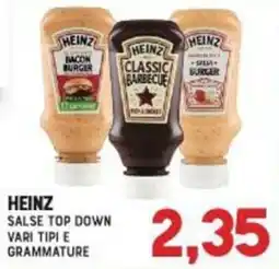 Gran Risparmio Heinz Salse Top Down offerta