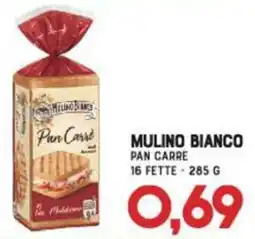 Gran Risparmio Mulino Bianco Pan Carre offerta