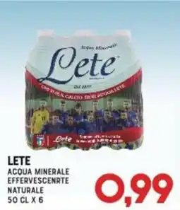 Gran Risparmio Lete acqua minerale effervescente naturale offerta
