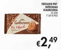 Coal Frollini Più Integrali Galbusera offerta