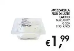 Coal Mozzarella fior di latte laccio offerta