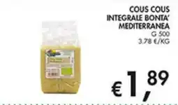 Coal Cous cous integrale bonta' mediterranea offerta