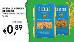 Coal Pasta di semola De Cecco offerta