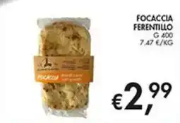 Coal Focaccia Ferentillo offerta