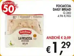 Coal Daily Bread La Focaccia offerta