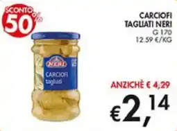 Coal Carciofi tagliati Neri offerta