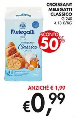 Coal Croissant Melegatti Classico offerta