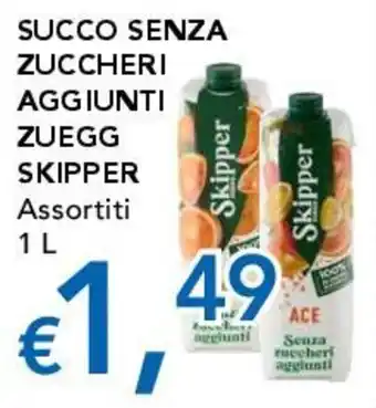 Succo senza zuccheri aggiunti Skipper Assortiti