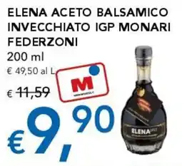 Migross Supermercati e Market Aceto balsamico invecchiato IGP Monari Federzoni offerta
