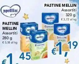 Migross Supermercati e Market Pastine Mellin Assortiti offerta