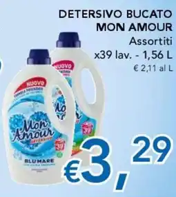 Migross Supermercati e Market Detersivo bucato Mon Amour offerta