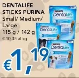 Migross Supermercati e Market Dentalife Sticks Purina offerta