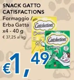 Migross Supermercati e Market Snack gatto Catisfactions offerta