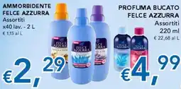 Migross Supermercati e Market Ammorbidente Felce Azzurra offerta