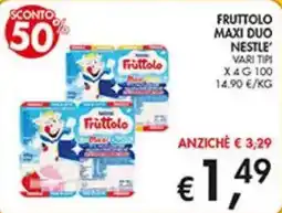 Coal Fruttolo Maxi Duo Nestlé offerta