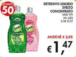 Coal Detersivo liquido Svelto concentrato offerta