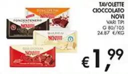 Coal Tavolette cioccolato Novi offerta