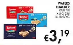 Coal Wafers Loacker vari tipi offerta