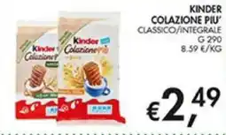 Coal Kinder Colazione Più offerta