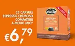Coal Motta espresso cremoso offerta