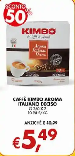 Coal Caffè Kimbo Aroma Italiano Deciso offerta