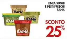 Coal Sughi e pesti freschi Rana offerta