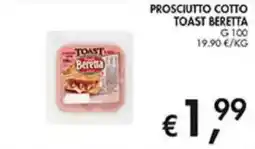 Coal Prosciutto cotto Toast Beretta offerta