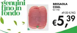 Coal Bresaola Coal offerta