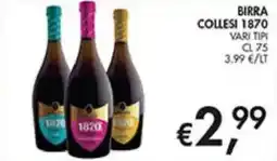 Coal Birra Collesi 1870 offerta