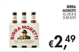 Coal Birra Moretti offerta