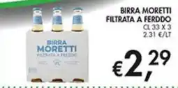 Coal Birra Moretti filtrata a freddo offerta